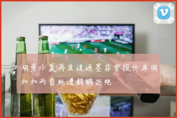 湖勇今夏再度追逐墨菲曾报价库明加加两首轮遭鹈鹕拒绝